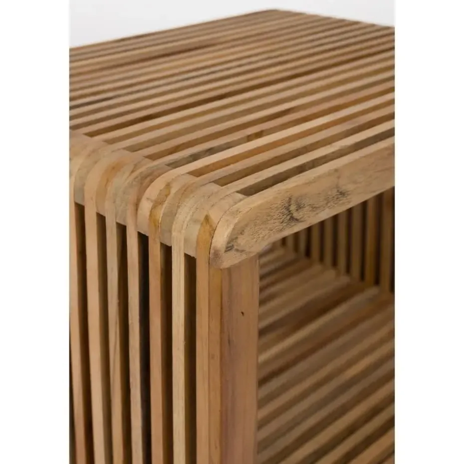Housecraft Living Djia Kastje/ Nachtkastje Teak Hout Klein - Bruin