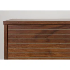 Housecraft Living Flux Opbergkast Laag Walnoot - Bruin