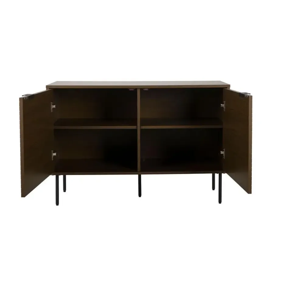 Housecraft Living Flux Opbergkast Laag Gerookt Eiken - Bruin