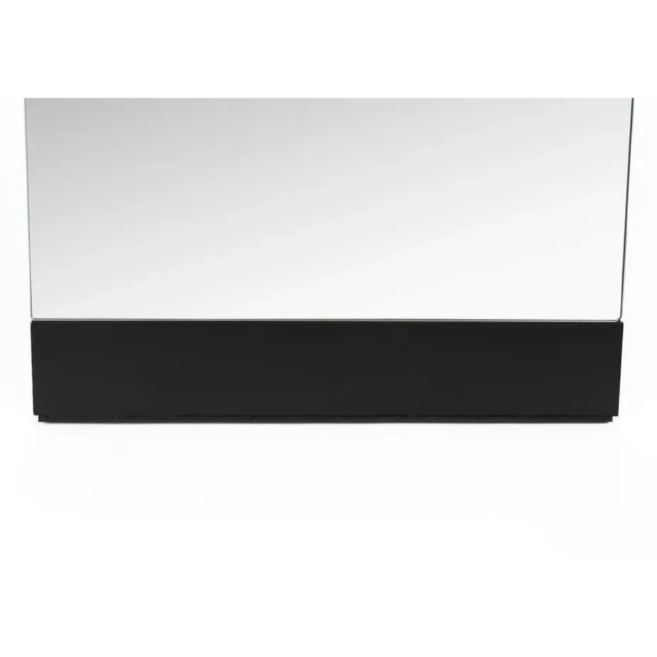 Housecraft Living Stand Vrijstaande Spiegel/ Passpiegel Staand Zwart