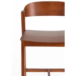 Housecraft Living Wooz Barkruk 65 cm Eikenhout Walnoot bruin