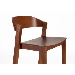 Housecraft Living Wooz Barkruk 65 cm Eikenhout Walnoot bruin