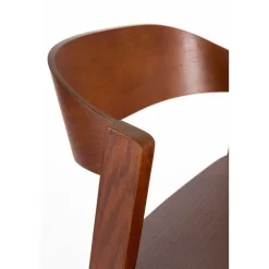 Housecraft Living Wooz Barkruk 65 cm Eikenhout Walnoot bruin