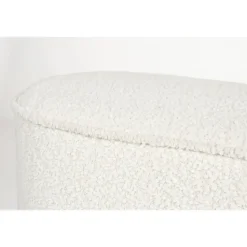 Housecraft Marcos Bankje Bouclé Wit