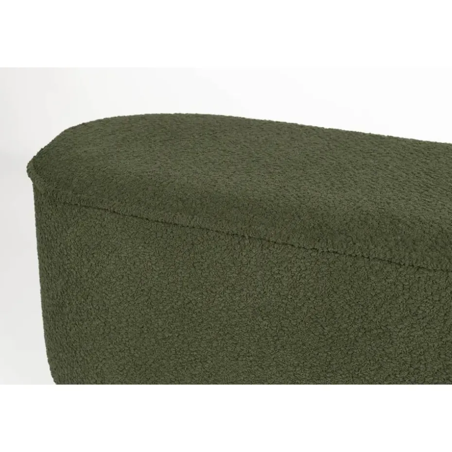 Housecraft Marcos Bankje Bouclé Groen