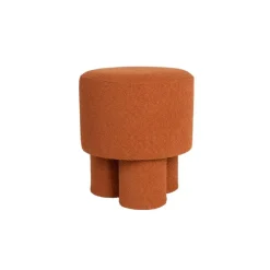 Housecraft Marcos Kruk/ Poef Bouclé Rood/ Bruin