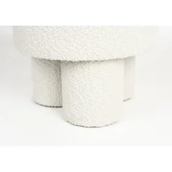 Housecraft Marcos Kruk/ Poef Bouclé Wit