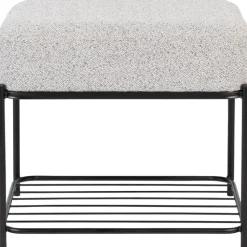 Housecraft Milou Kruk/ Poef Rechthoekig - Grijs