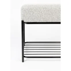 Housecraft Milou Kruk/ Poef Rechthoekig - Grijs