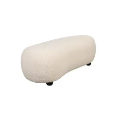 Housecraft Noxx Hocker Teddy stof Wit