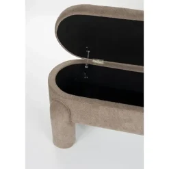 Housecraft Orly Bankje met opbergruimte 113 cm - Grijs