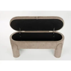 Housecraft Orly Bankje met opbergruimte 113 cm - Grijs