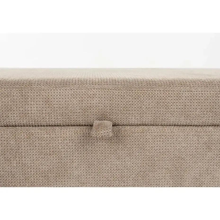 Housecraft Orly Bankje met opbergruimte 113 cm - Grijs