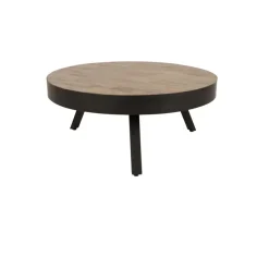 Housecraft Suri Salontafel Rond Hout Teak 70 cm Bruin