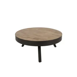 Housecraft Suri Salontafel Rond Hout Teak 70 cm Bruin