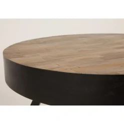 Housecraft Suri Salontafel Rond Hout Teak 70 cm Bruin