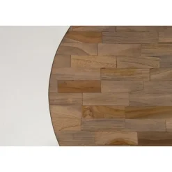 Housecraft Suri Salontafel Rond Hout Teak 70 cm Bruin