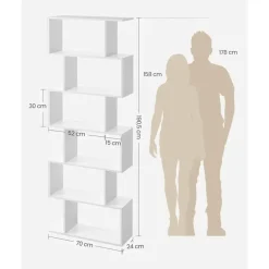 Houten Boekenkast Standaardplank Boekenrek - Boekenkasten