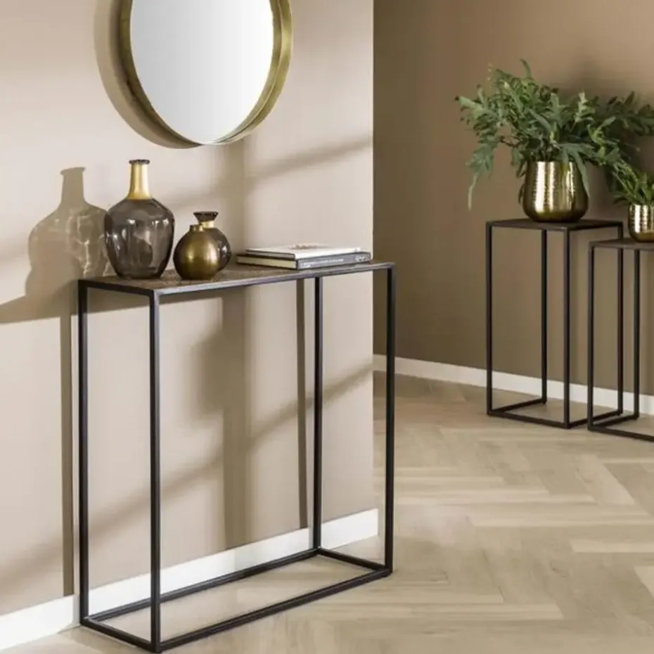 Hoyz - Haltafel iron metallic - Brons antiek