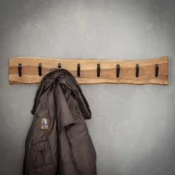 Hoyz - Kapstok Edge met 8 haken - Grijs - Wandkapstok