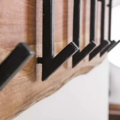 Hoyz - Kapstok Edge met 12 haken - Grijs - Wandkapstok