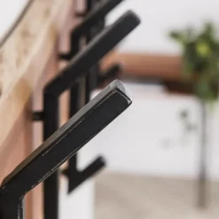 Hoyz - Kapstok Edge met 12 haken - Grijs - Wandkapstok