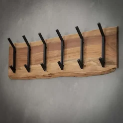 Hoyz - Kapstok Edge met 12 haken - Grijs - Wandkapstok