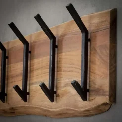 Hoyz - Kapstok Edge met 12 haken - Grijs - Wandkapstok