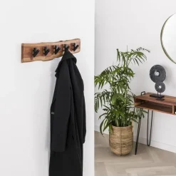 Hoyz - Kapstok Edge met 5 haken - Grijs - Wandkapstok