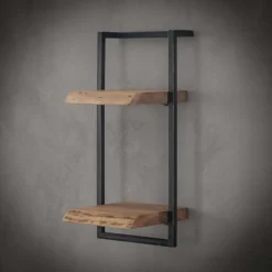 Hoyz - Wandplank Edge - 30cm - Acaciahout - Bruin