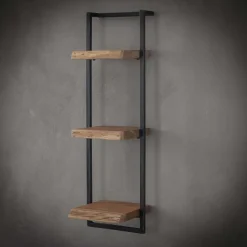 Hoyz - Wandplank Edge - 30cm - Acaciahout - Bruin