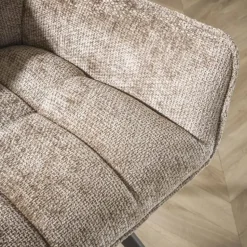 Hoyz Collection - Barstoel Raster Draaibaar - 2 Stuks - Rich Champagne