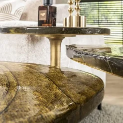 Hoyz Collection - Bijzettafel Eclipse S - Goud Antiek Finish