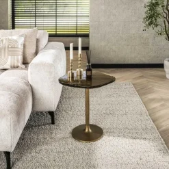 Hoyz Collection - Bijzettafel Eclipse S - Goud Antiek Finish