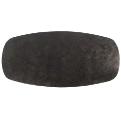 Hoyz Collection - Eettafel Metallic Deens Ovaal 180 Cm - Zwartbruin