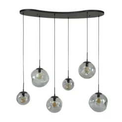 Hoyz Collection - Hanglamp Stellar Black 6-lichts - Artic Zwart