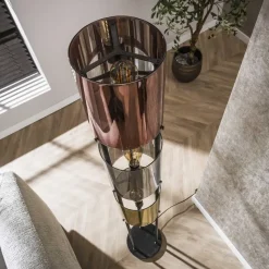 Hoyz Collection - Vloerlamp Lucente Tricolore 3-lichts - Artic Zwart