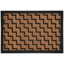 H&S Collection Deurmat - binnen en buiten - kokos - 60 x 40 cm