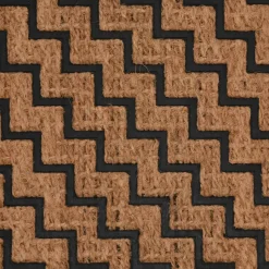 H&S Collection Deurmat - binnen en buiten - kokos - 60 x 40 cm