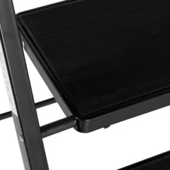 Huishoudtrap 4 Treden - Zwart - Anti-Slip - Keukentrap