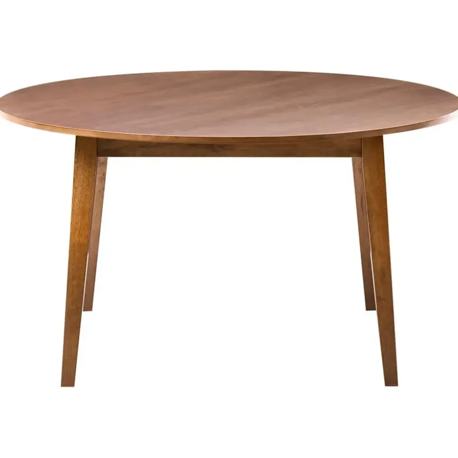 HUNTLEY - Eettafel - Donkerhout - 140 cm - MDF