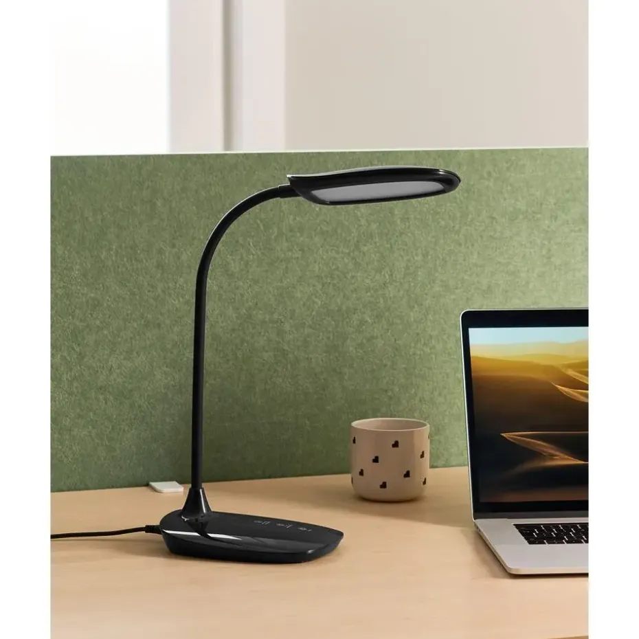 HYDRA - Bureaulamp LED - Zwart - Synthetisch materiaal