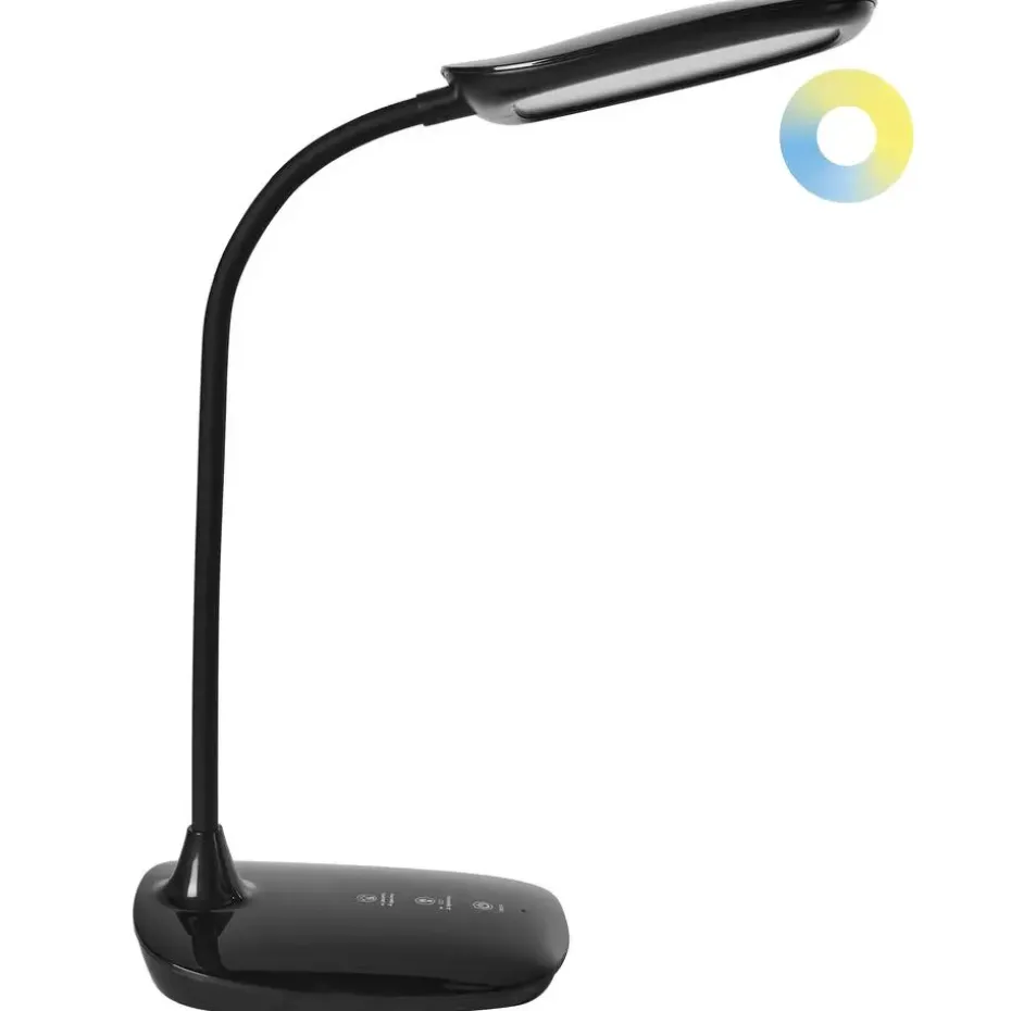 HYDRA - Bureaulamp LED - Zwart - Synthetisch materiaal