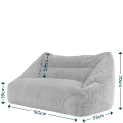 icon - Cecilia Zitzak Bank - Ribfluweel - Kauwgomroze