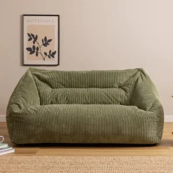 icon - Cecilia Zitzak Bank - Ribfluweel - Saliegroen