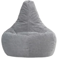 icon - Dalton XL Zitzak Fauteuil - Gaming - Ribfluweel - Grijs