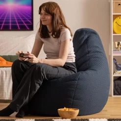 icon - Dalton XL Zitzak Fauteuil - Gaming - Marineblauw