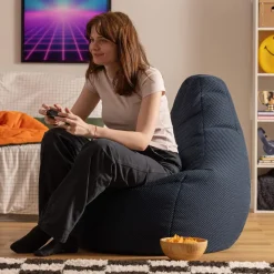 icon - Dalton Zitzak Fauteuil - Gaming - Marineblauw