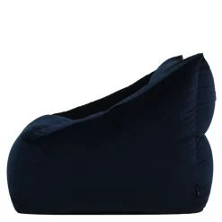 icon Zitzak en Poef Natalia - Fluwelen Zitzak - Marineblauw