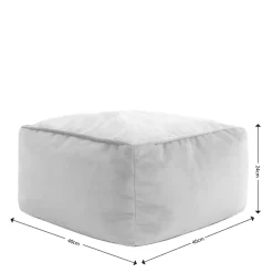 icon Zitzak en Poef Natalia - Fluwelen Zitzak - Marineblauw